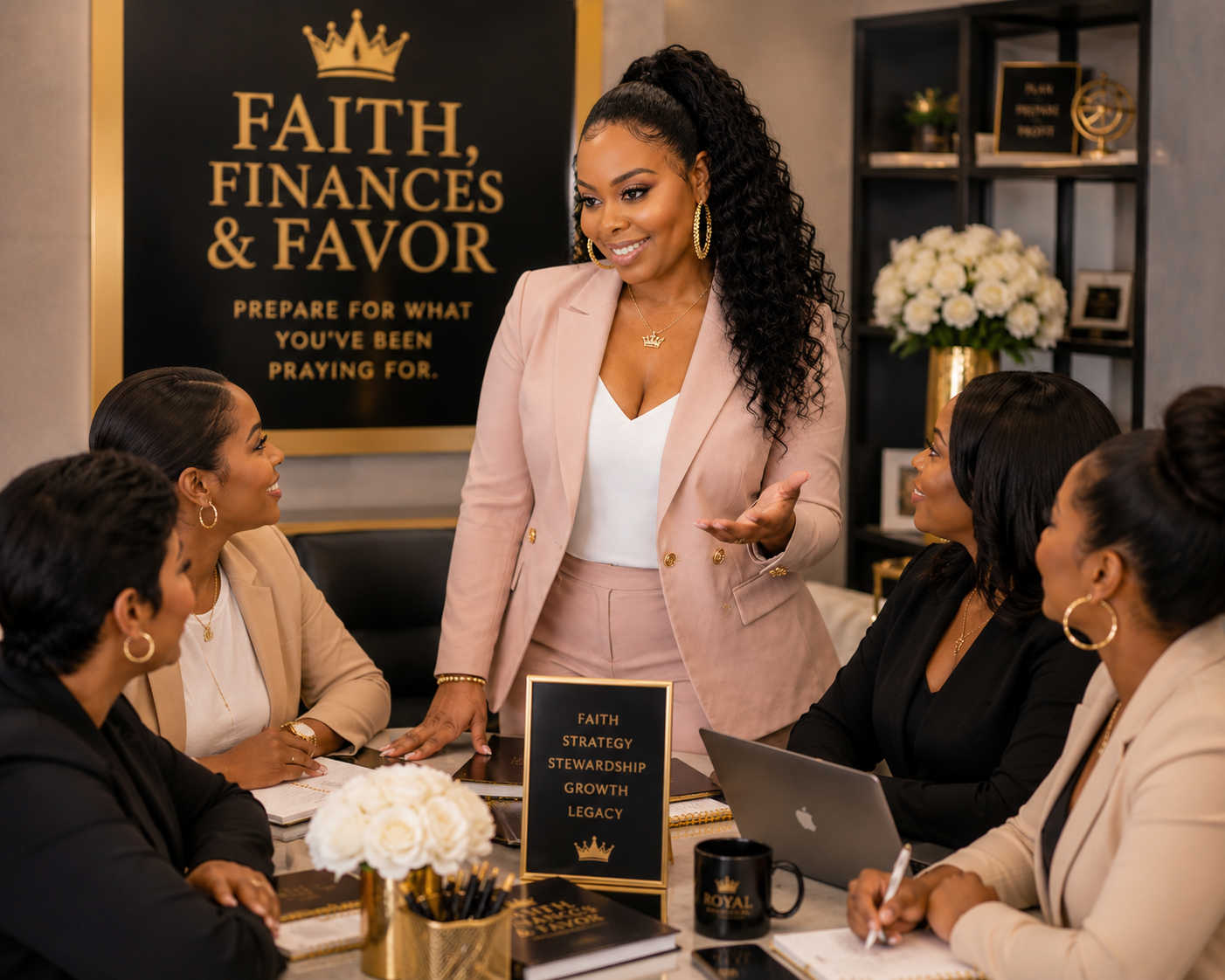 Royal Financial team in a professional planning session